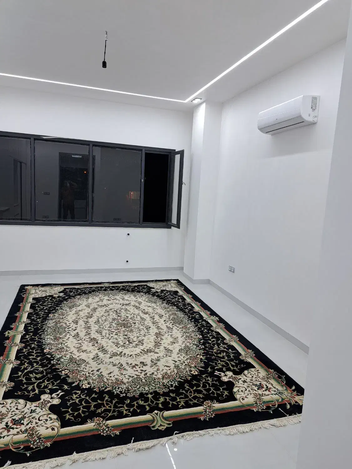 قالی نه متری|فرش|کرمان, |دیوار