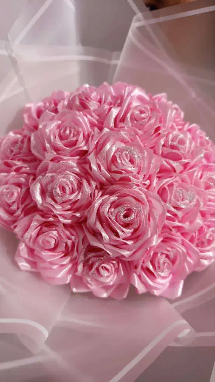 گل ربانی صورتی سفارش در هر رنگ و عدد|گل مصنوعی|قم, جمکران|دیوار