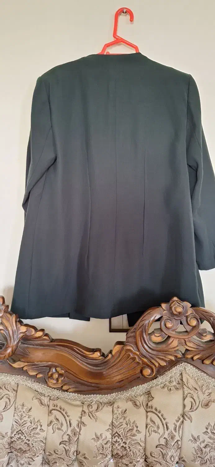 کت وشلواررنگ یشمی جنس کرپ خیلی خوب مزون دوز|لباس|نوشهر, |دیوار