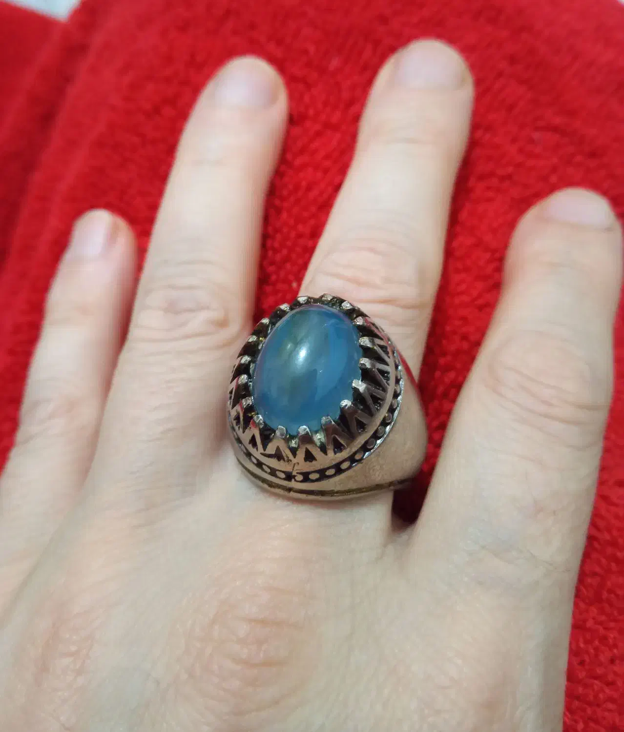 انگشترهای نقره قدیمی دستساز و ماشینی|کلکسیون اشیاء عتیقه|لنگرود, |دیوار