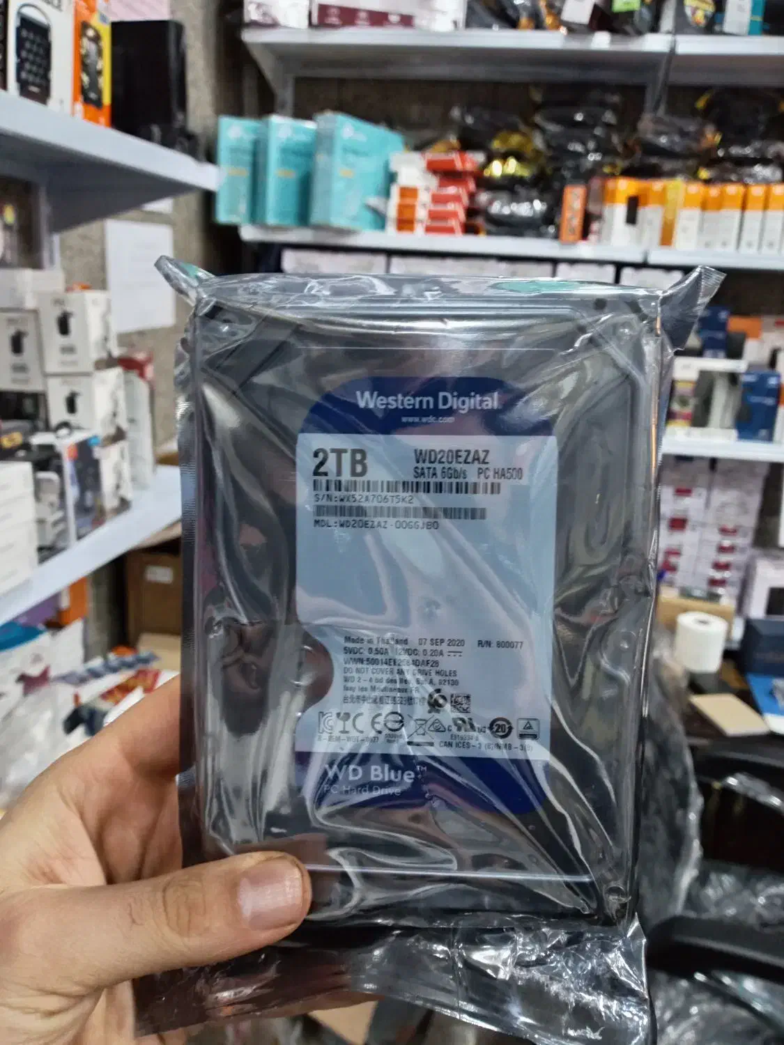 دوترابایت وسترن بنفش 2TB|قطعات و لوازم جانبی رایانه|کرج, گلشهر|دیوار