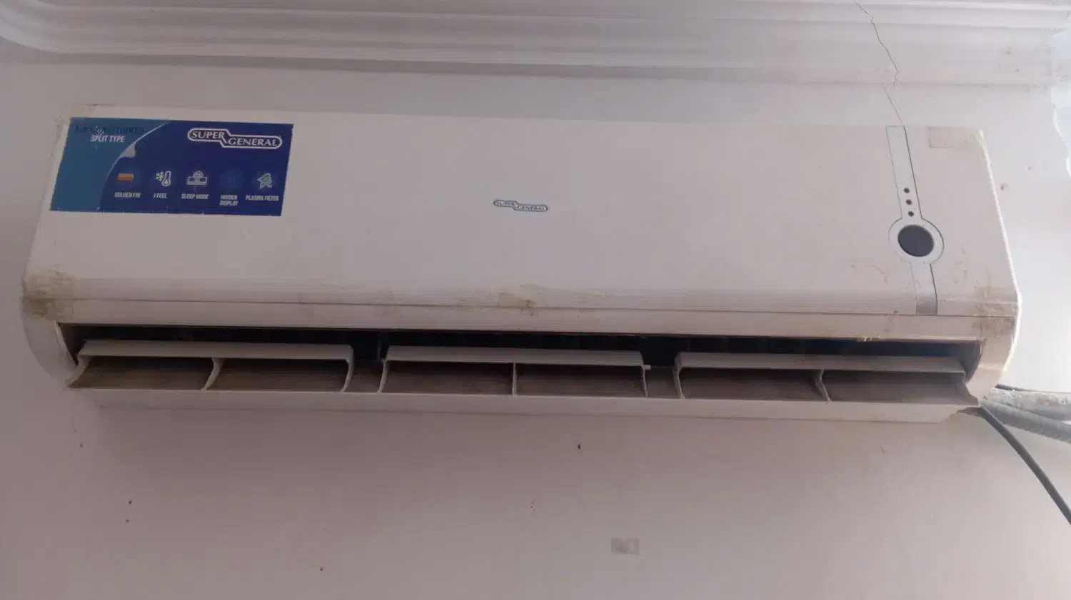 کولر اسپلیت  سوپر جنرال|کولر گازی و فن‌کوئل|میناب, |دیوار