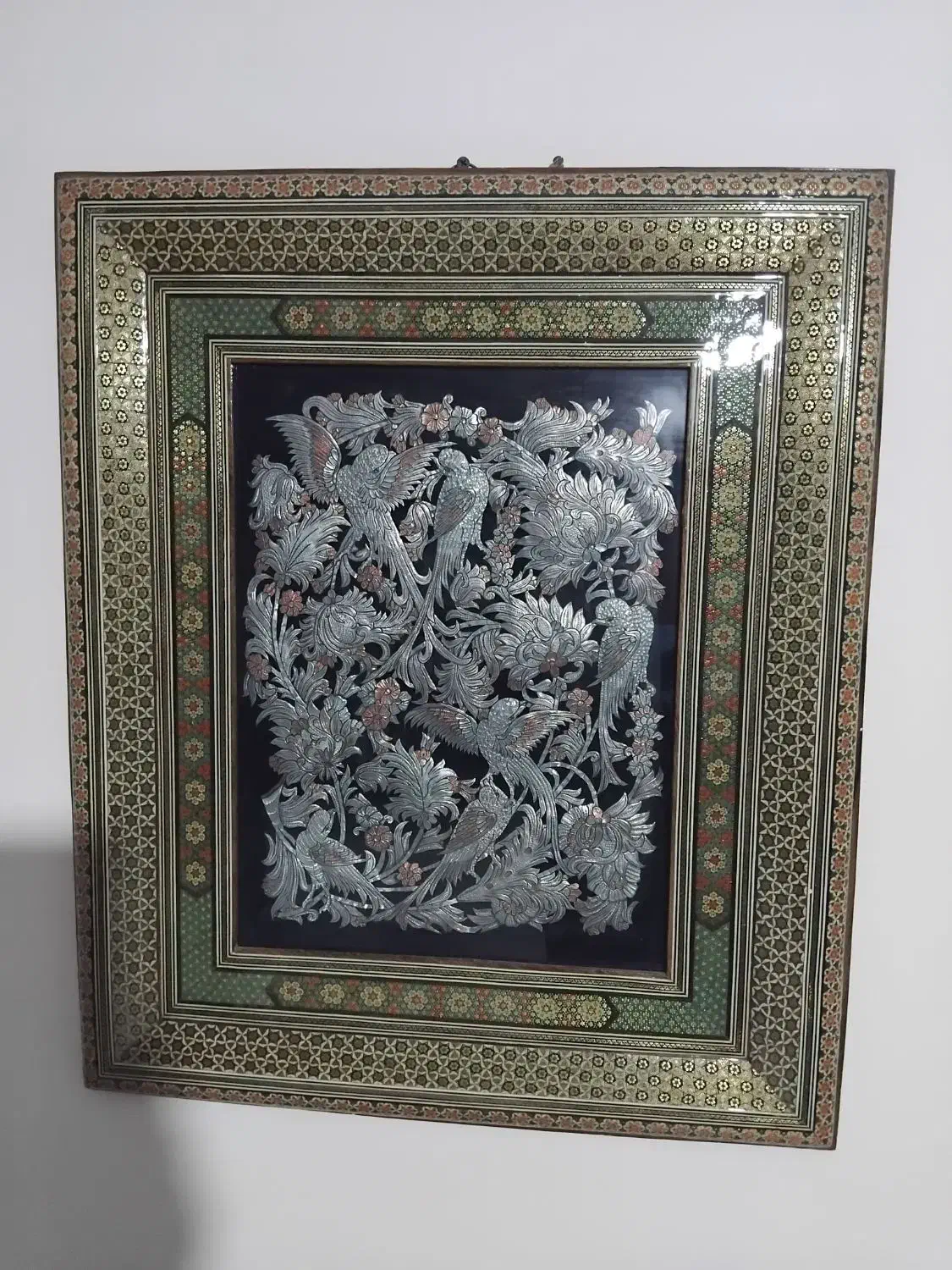 تابلو خاتم و مس ۵۰×۶۰|صنایع دستی و سایر لوازم تزئینی|تهران, فردوس|دیوار