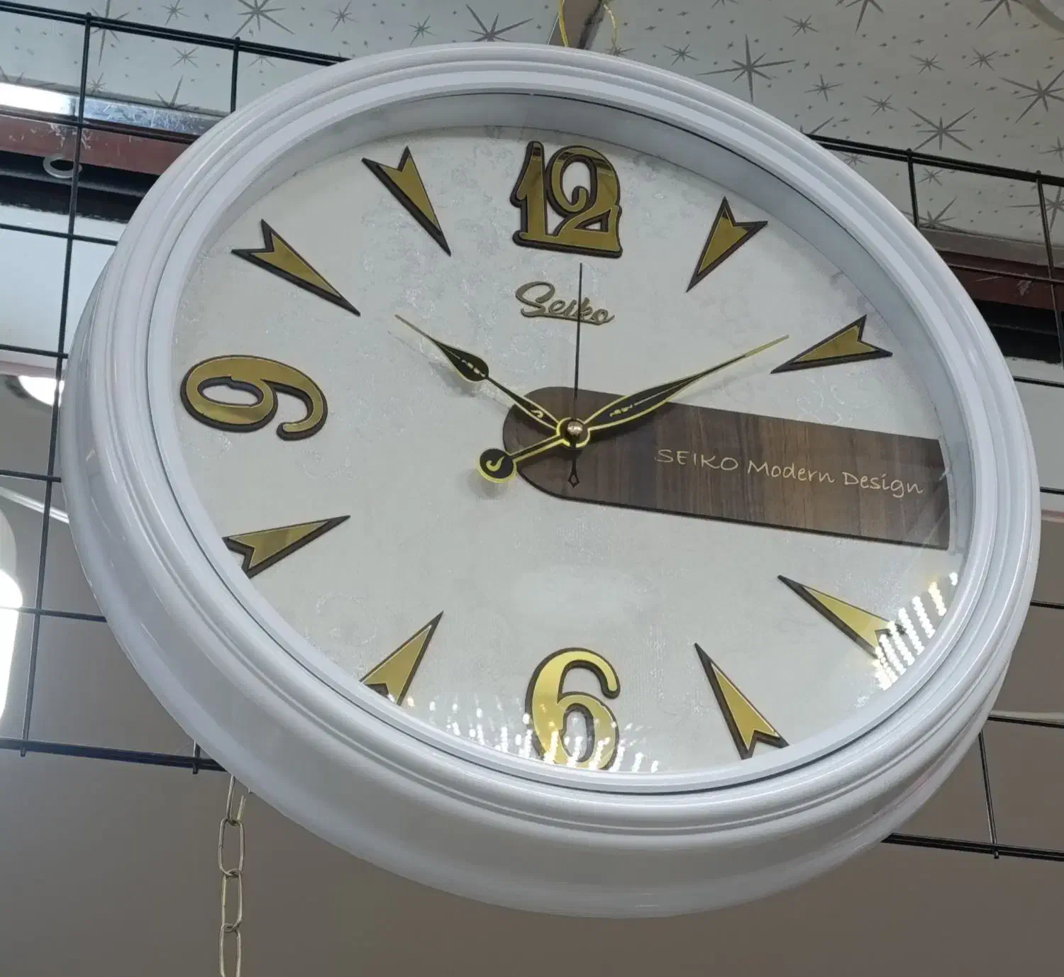 ساعت دیواری بی صدا ۵۵ سانتی با یکسال گارانتی|ساعت دیواری و تزئینی|قم, ارم|دیوار