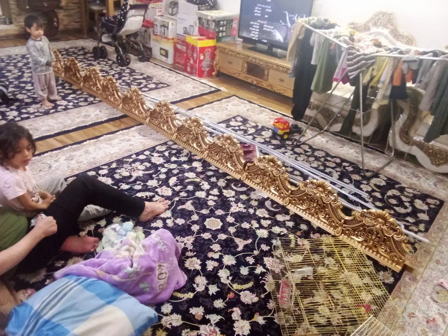 قاب پرده و چوب پرده|پرده، رانر، رومیزی|مشهد, شهید شهریاری|دیوار