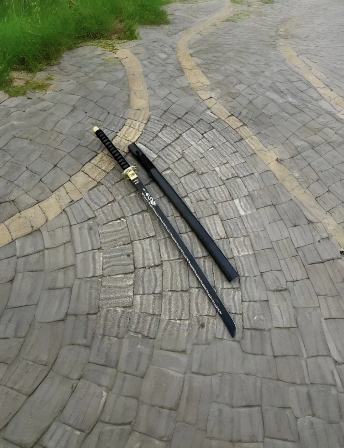 شمشیر کاتانای ۱۰۰ سانت|کلکسیون اشیاء عتیقه|شوشتر, |دیوار