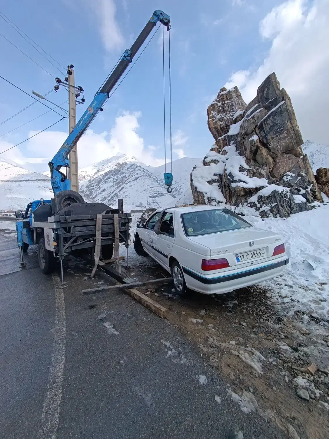 نیسان جرثقیل جرثقیل ۳ تن خاور کفی|خدمات حمل و نقل|تهران, فتح|دیوار