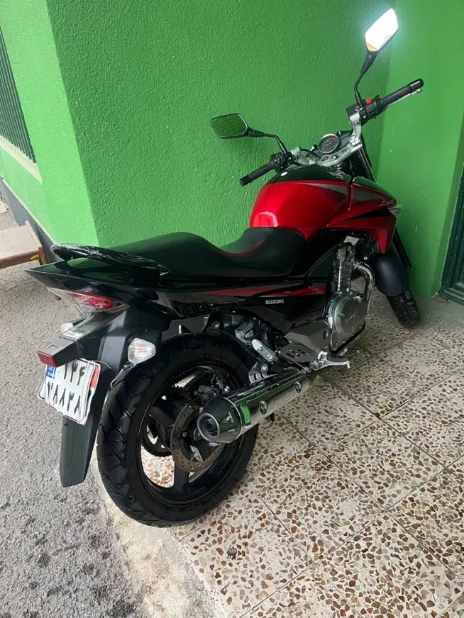 سوزوکی اینازوما 5 هزار تا کار بدون رنگ|موتورسیکلت|ری, سرتخت|دیوار