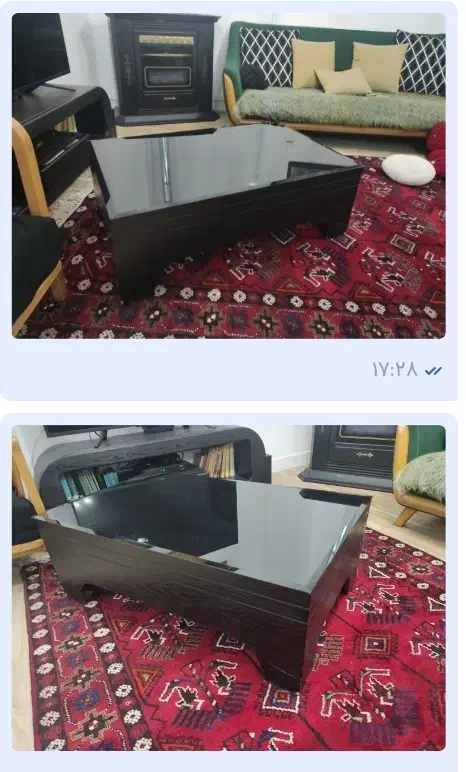 میز جلومبلی و ۳تا عسلی شرکتی،وصندلی جک دار|مبلمان خانگی و میز عسلی|هشتگرد, فاز ۲ مهستان|دیوار