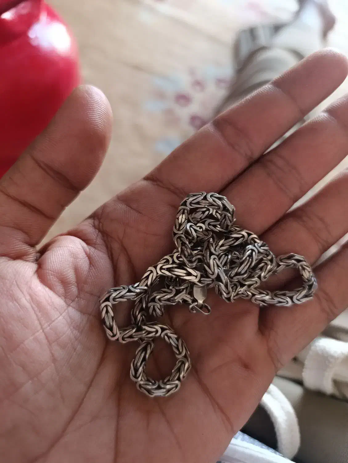 زنجیر نقره خارجی|جواهرات|بندرعباس, |دیوار