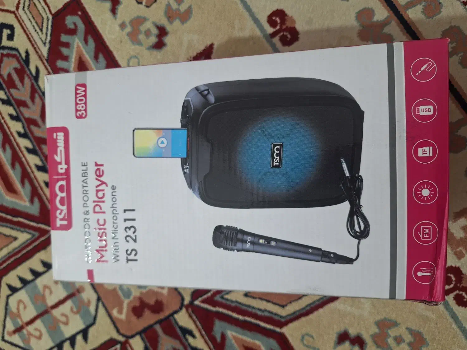 اسپیکر میکروفن دار|پخشکننده همراه|ساوه, |دیوار