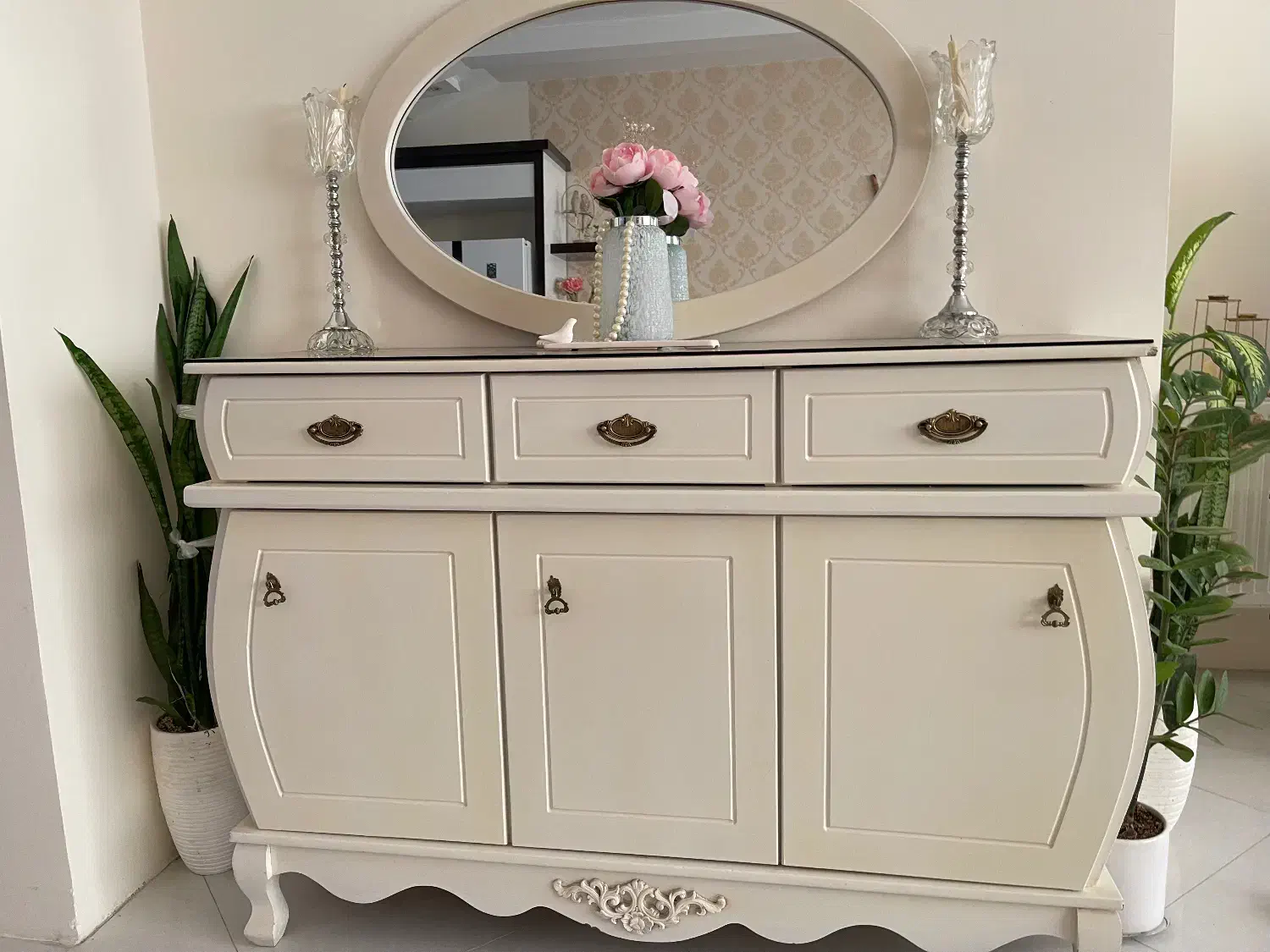 میز نهار خوری ۶ نفره و کنسول|میز و صندلی غذاخوری|مشهد, الهیه|دیوار