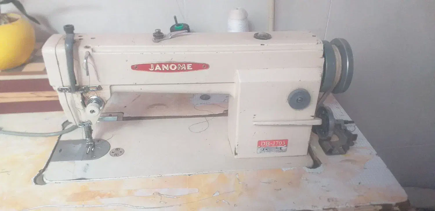 چرخ خیاطی ژانومه معاوضه با تلوزیون|چرخ خیاطی و ریسندگی|مشهد, شهید احمدی روشن|دیوار