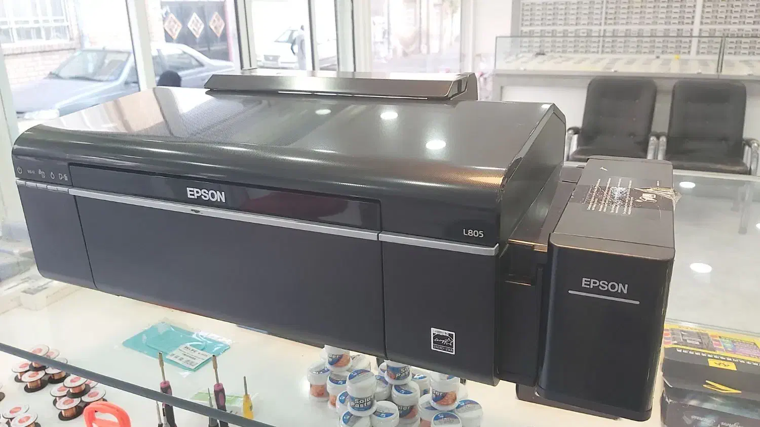 پرینتر رنگی اپسون. لمینت. کپی شارپ. تابلو فتوکپی|پرینتر، اسکنر، کپی، فکس|قزوین, |دیوار