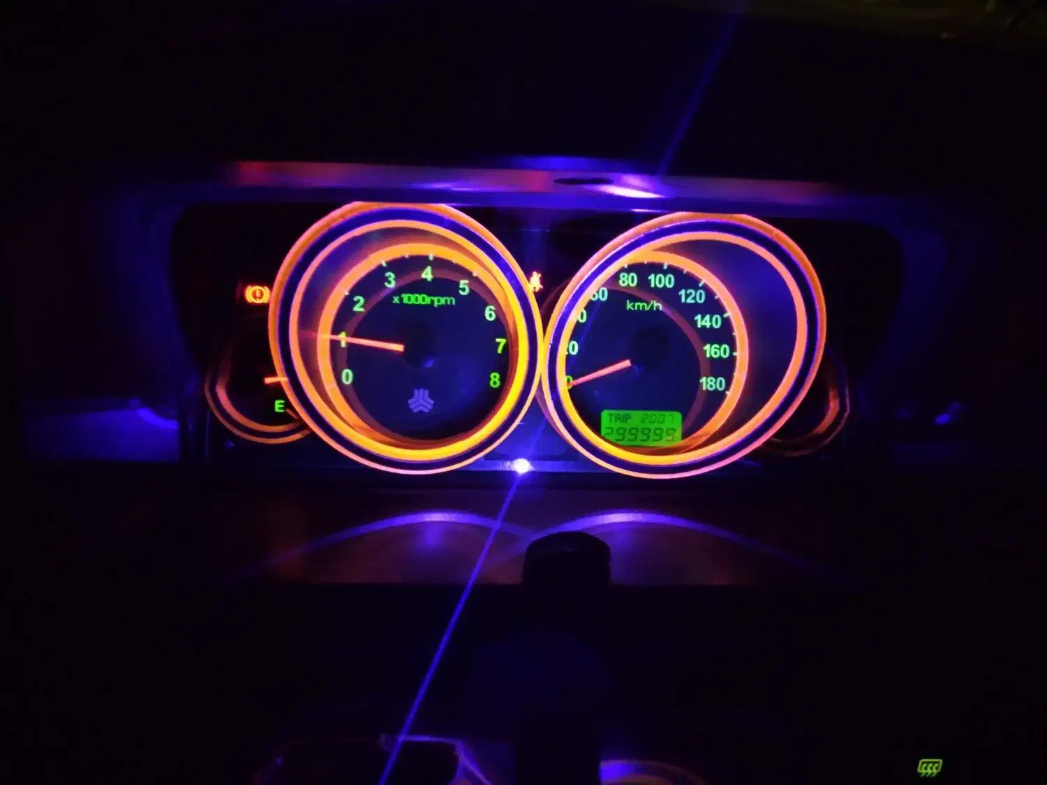 قاب کیلومتر پراید|ریسه و چراغ تزئینی|رفسنجان, |دیوار