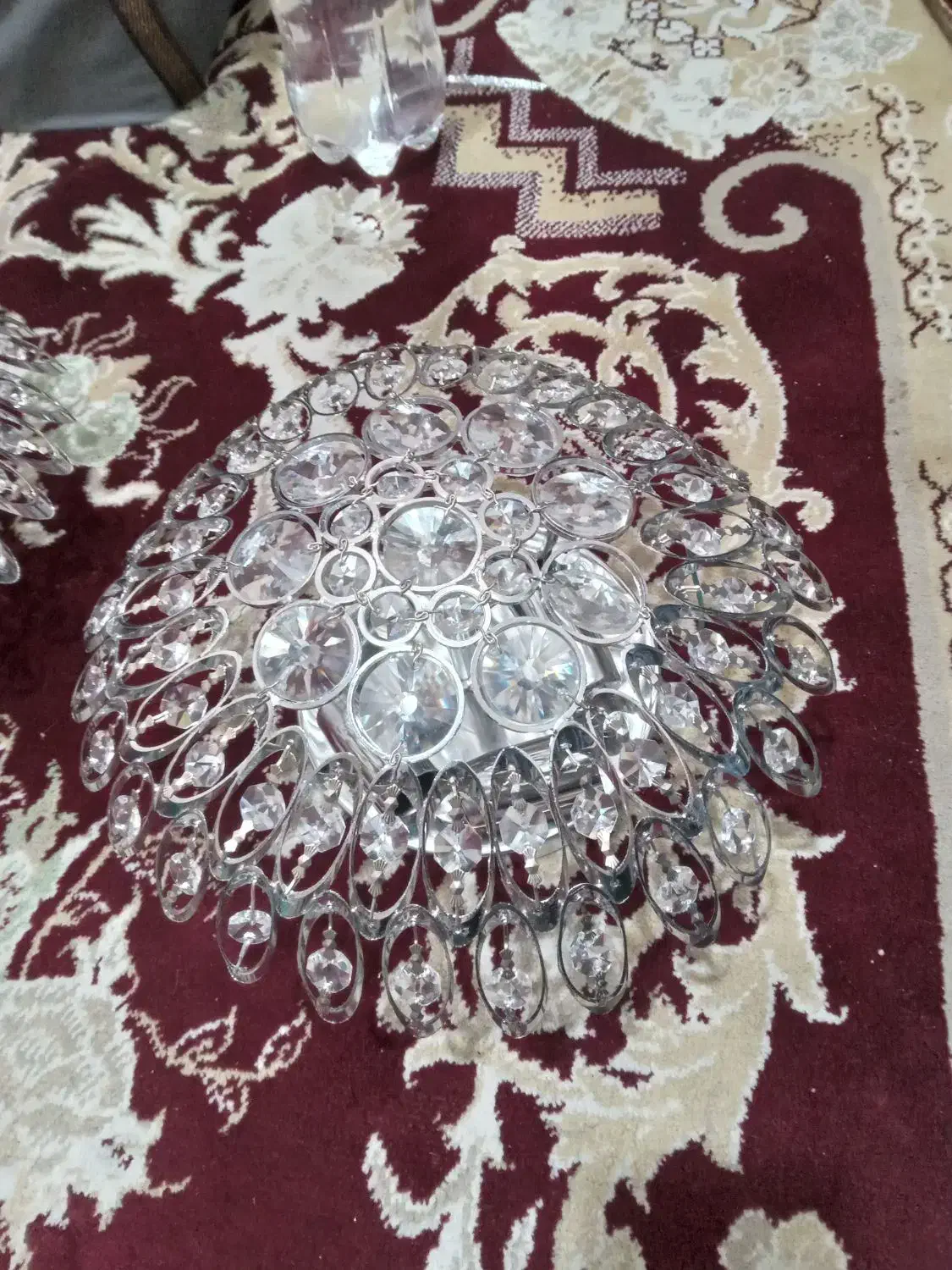 دو عدد لوستر سقفی|لوستر و چراغ آویز|گرگان, |دیوار