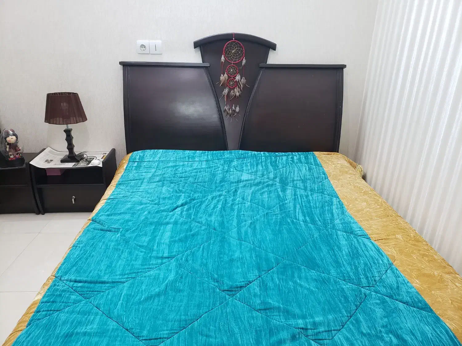 تخت خواب ۲نفره و پاتختی|تخت و سرویس خواب|اصفهان, جاوان|دیوار