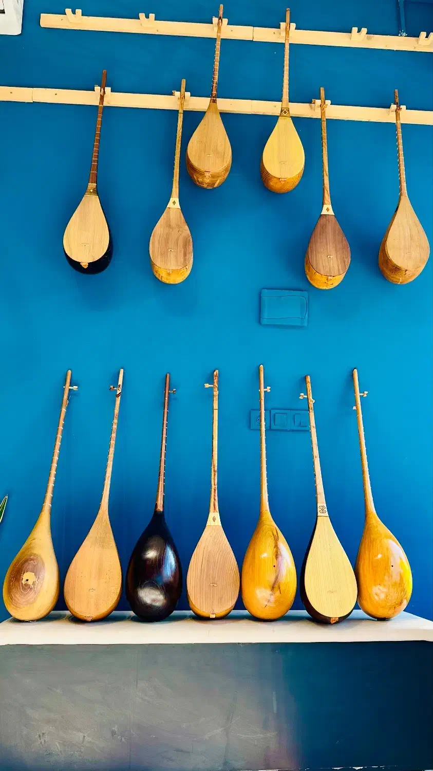 دوتار خوش صدا|سازهای سنتی|شیروان (خراسان), |دیوار