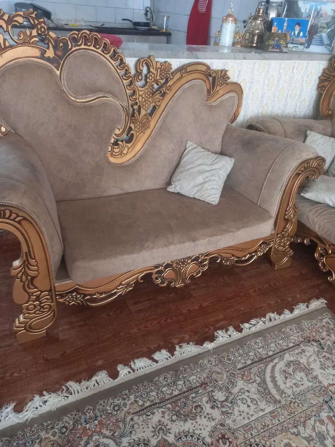 مبل 7نفره شیک|مبلمان خانگی و میز عسلی|ماهدشت, |دیوار