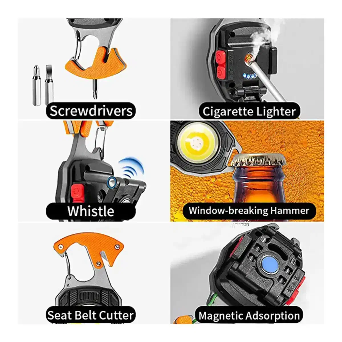 چراغ قوه شارژی چند کاره باتری لیتیوم|کوهنوردی و کمپینگ|قم, آلوچو|دیوار