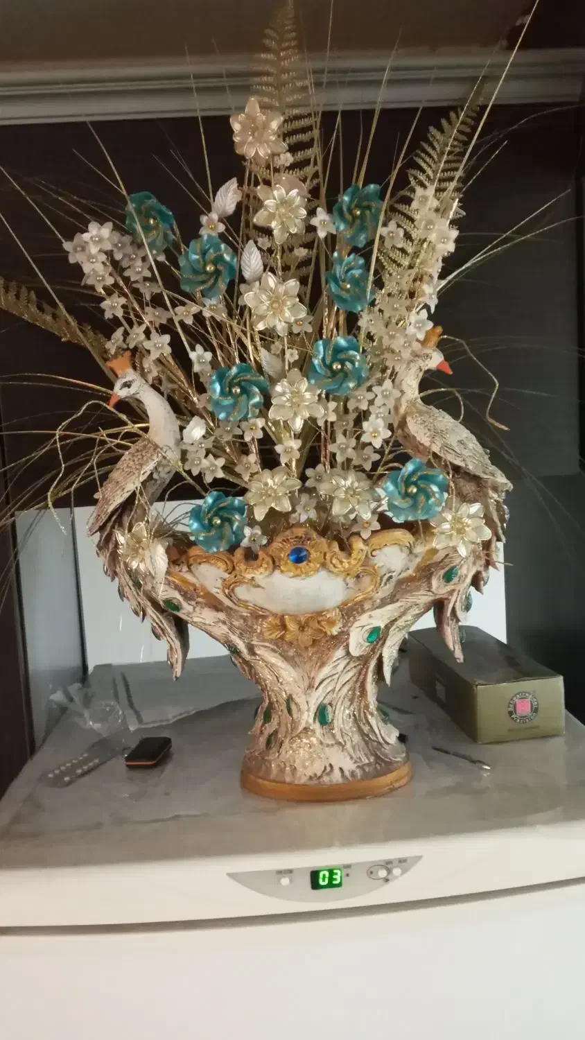 گلدون تزئینی دست ساز|گل مصنوعی|اصفهان, بهارستان|دیوار