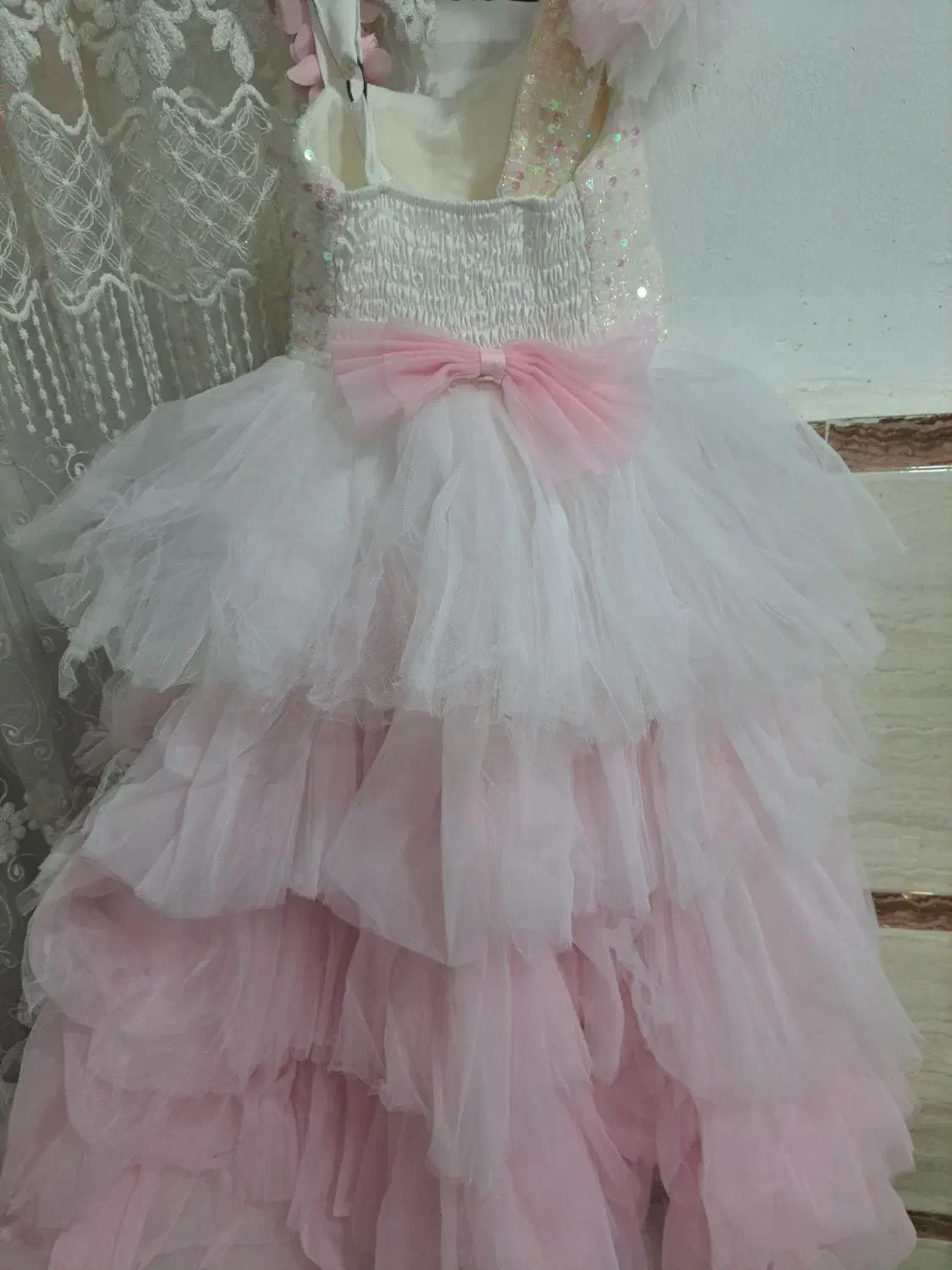 پیراهن مجلسی کودکانه سایز۳۲|کفش و لباس بچه|بندر امام خمینی, |دیوار