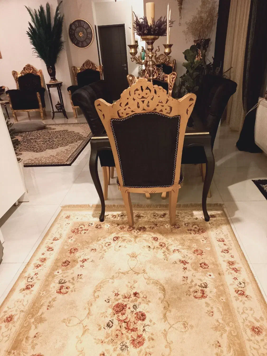 فرش بلژیکی طرح ابریشم بسیار لطیف|فرش|ماهدشت, |دیوار