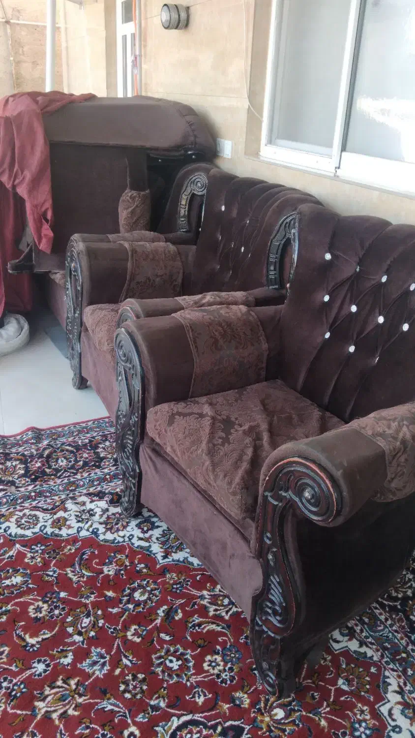 مبل ۷نفره|مبلمان خانگی و میز عسلی|کردکوی, |دیوار