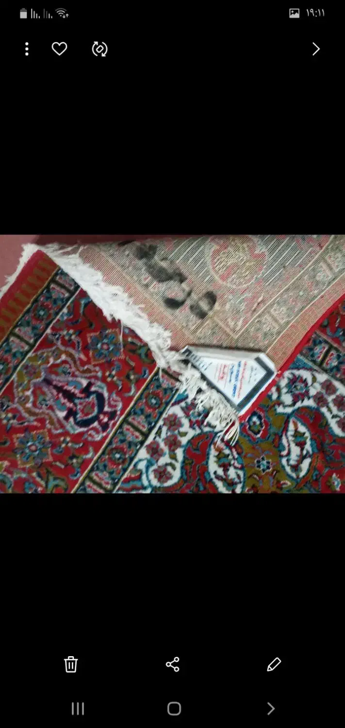 یک فرش  دوازده متر تمیز  قیمت چهار میلیون تومان|فرش|شاهرود, |دیوار