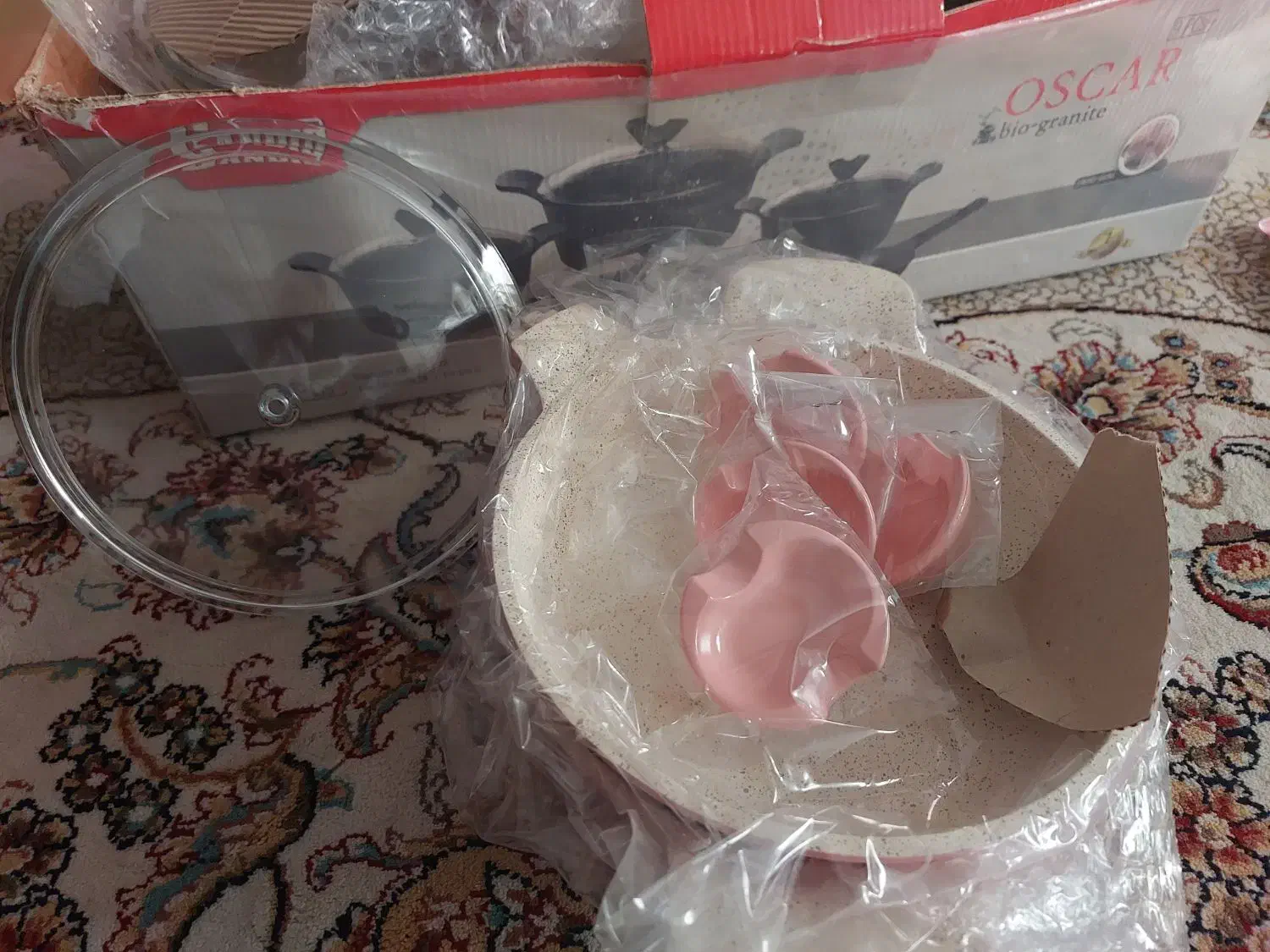 سرویس ۹پارچه چدنی اسکار ۷۵۰۰۰۰۰|ظروف پختوپز|گیلان غرب, |دیوار