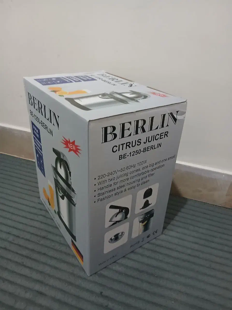 آب مرکبات گیر آکبند 500 وات اهرمی برلین BE1250|آبمیوه‌گیر و آب‌مرکبات‌گیر|تهران, جیحون|دیوار