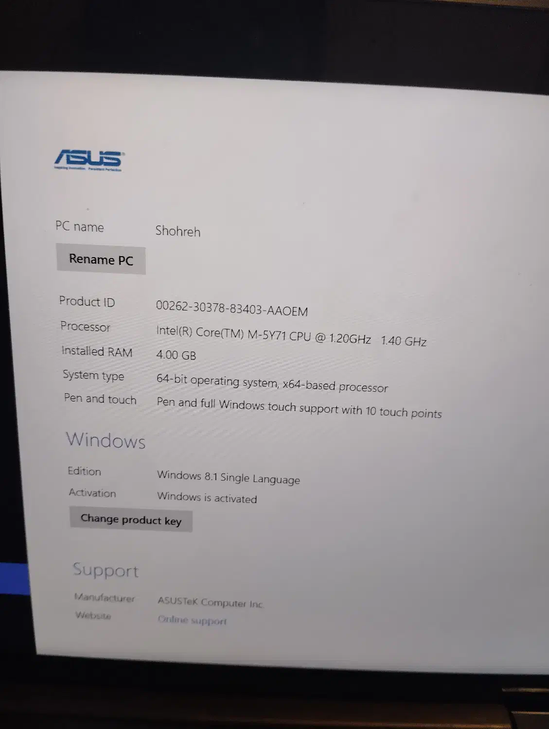 لپ تاپ Asus مدل T300CHI|رایانه همراه|تهران, دربند|دیوار