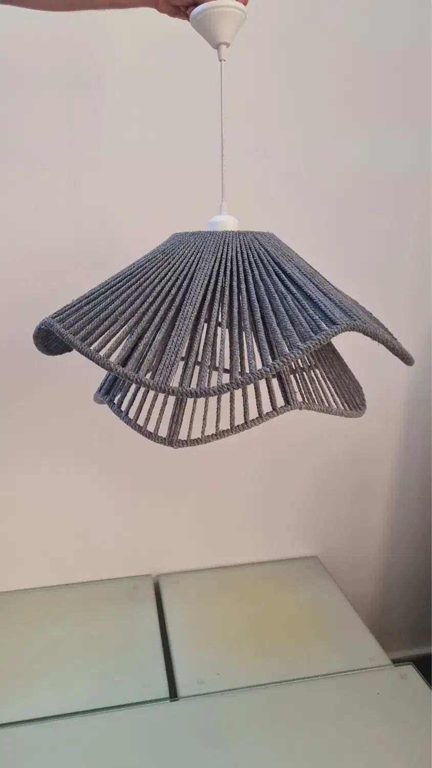 لوستر مکرومه مدل لاله|لوستر و چراغ آویز|تهران, افسریه جنوبی|دیوار