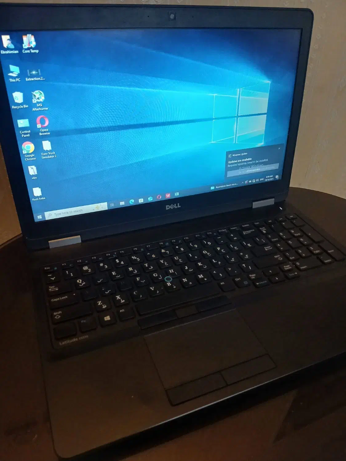 لپتاپ دل مدل latitude E5570 پردازنده i7 6820hq|رایانه همراه|اصفهان, برازنده|دیوار