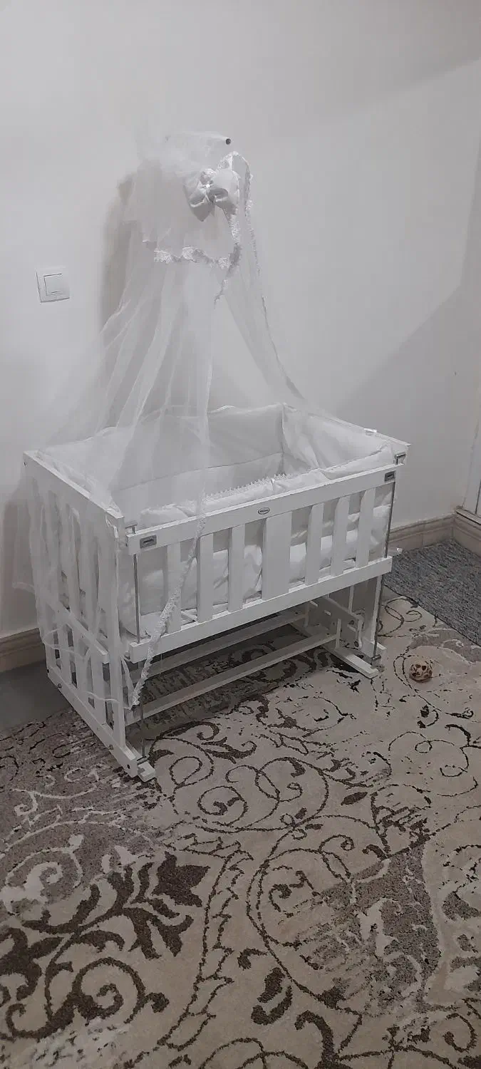 تخت وگهواره کنار مادری mdf|تخت و صندلی بچه|ضیاء آباد, |دیوار