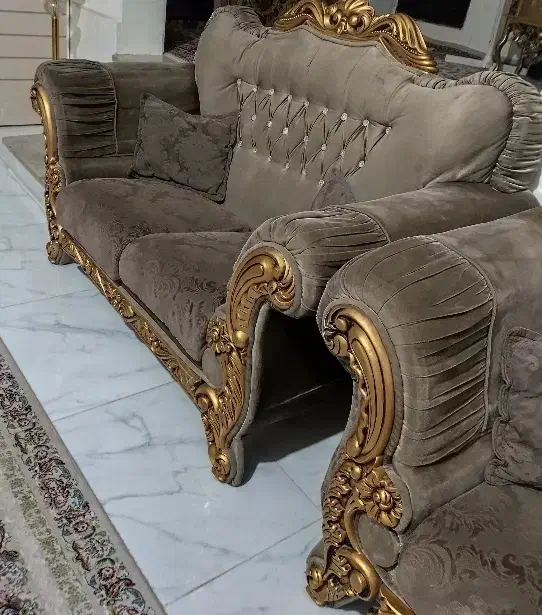 سرویس مبل ۷ نفره|مبلمان خانگی و میز عسلی|تربت جام, فاز ۲ فرهنگیان|دیوار