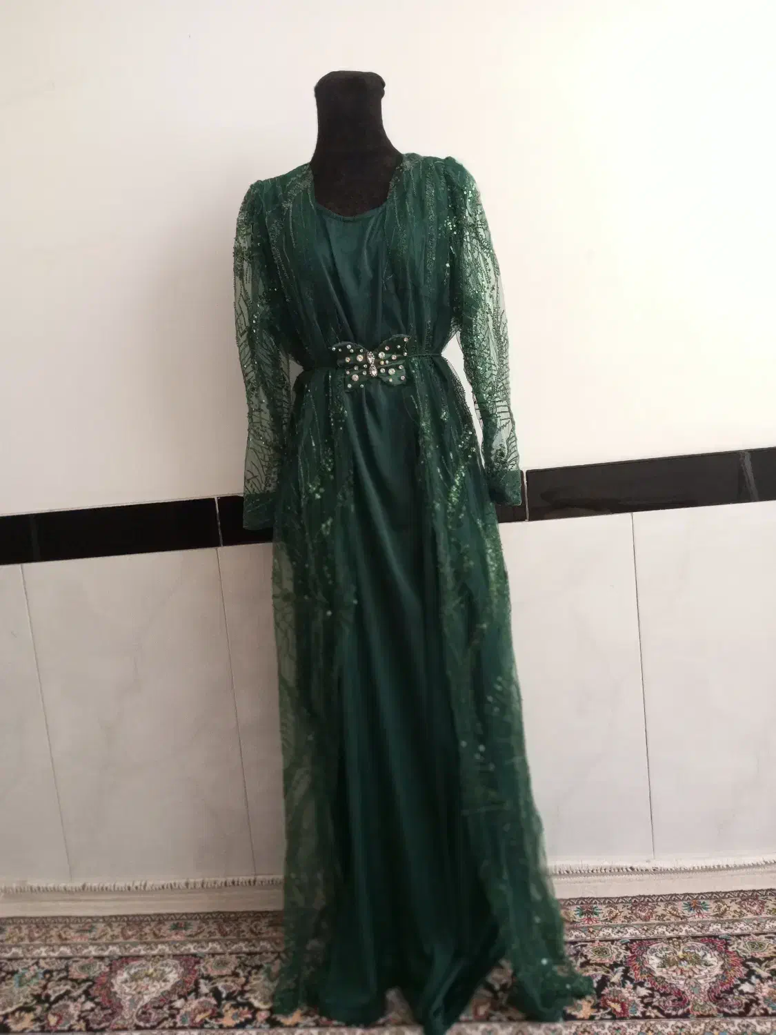 ست لباس با کمربند 830|لباس|جوانرود, |دیوار