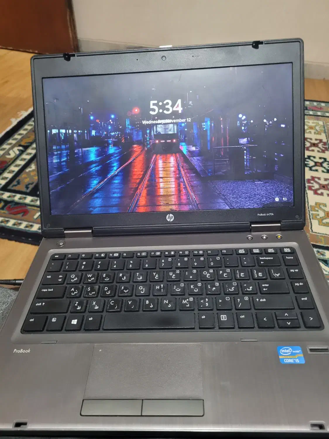 لپتاپ HP ProBook پردازنده Core i5 SSD 8GB Ram|رایانه همراه|ساری, |دیوار