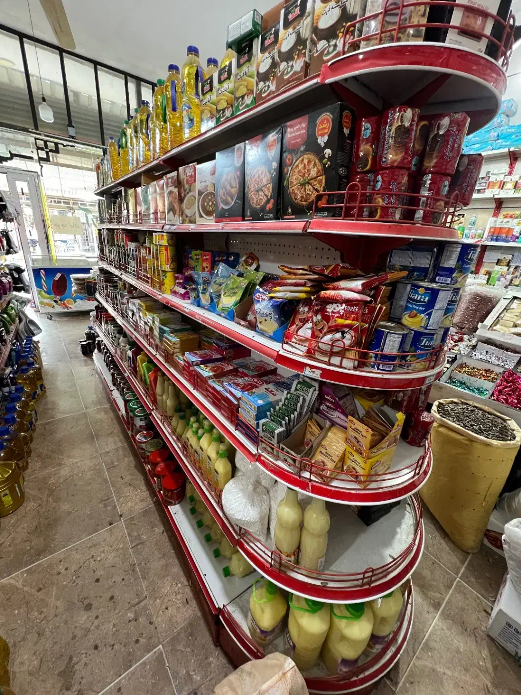 قفسه طبقاتی فروشگاه|فروشگاه و مغازه|وزینه, |دیوار