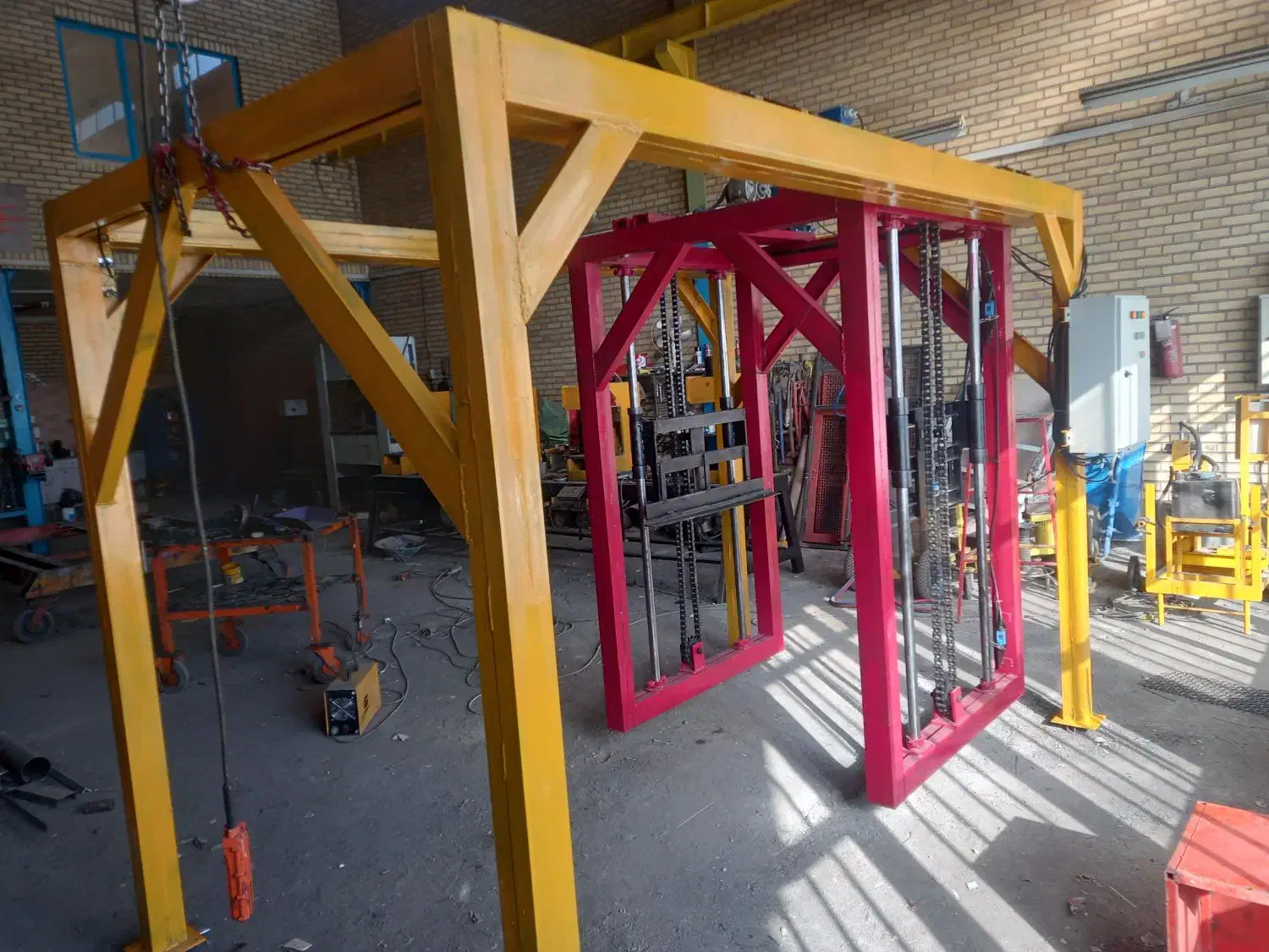 استاکر خط تولید بلوک سیمانی|مصالح و تجهیزات ساختمان|چهاردانگه (تهران), |دیوار