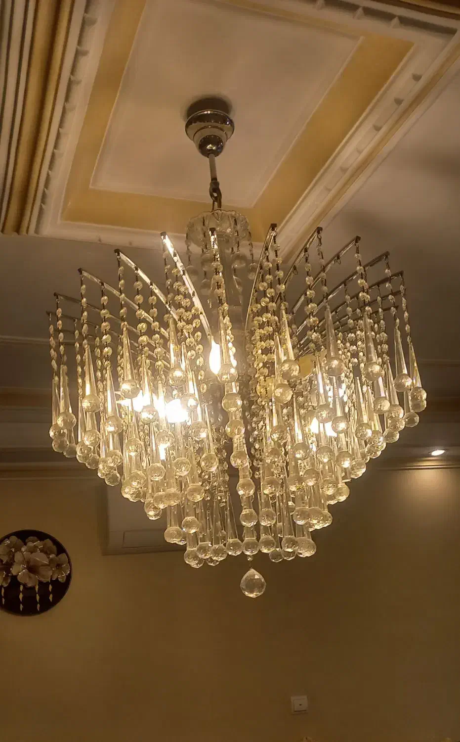 لوستر کریستال|لوستر و چراغ آویز|تهران, صد دستگاه|دیوار