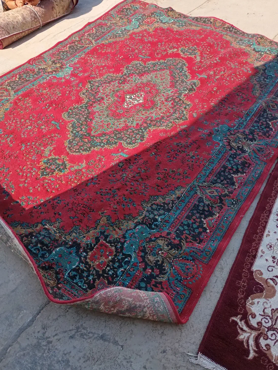 قالی و کناره فرشی|فرش|کازرون, |دیوار