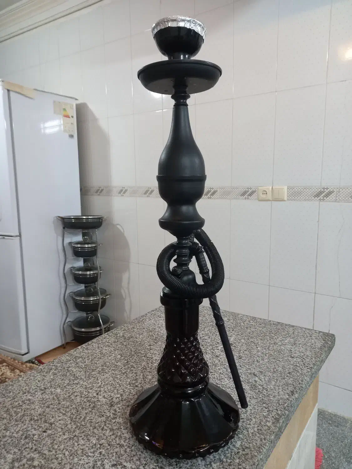 قلیون تمام مشکی|صنایع دستی و سایر لوازم تزئینی|تربت جام, خیرآباد|دیوار