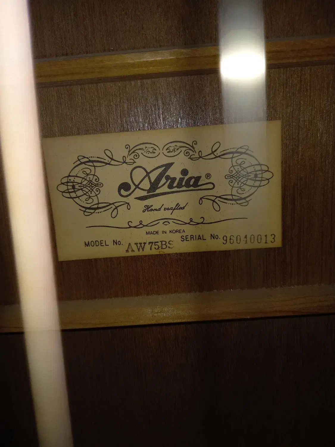 گیتار Aria aw75bs|گیتار، بیس، امپلیفایر|رشت, دیلمان|دیوار