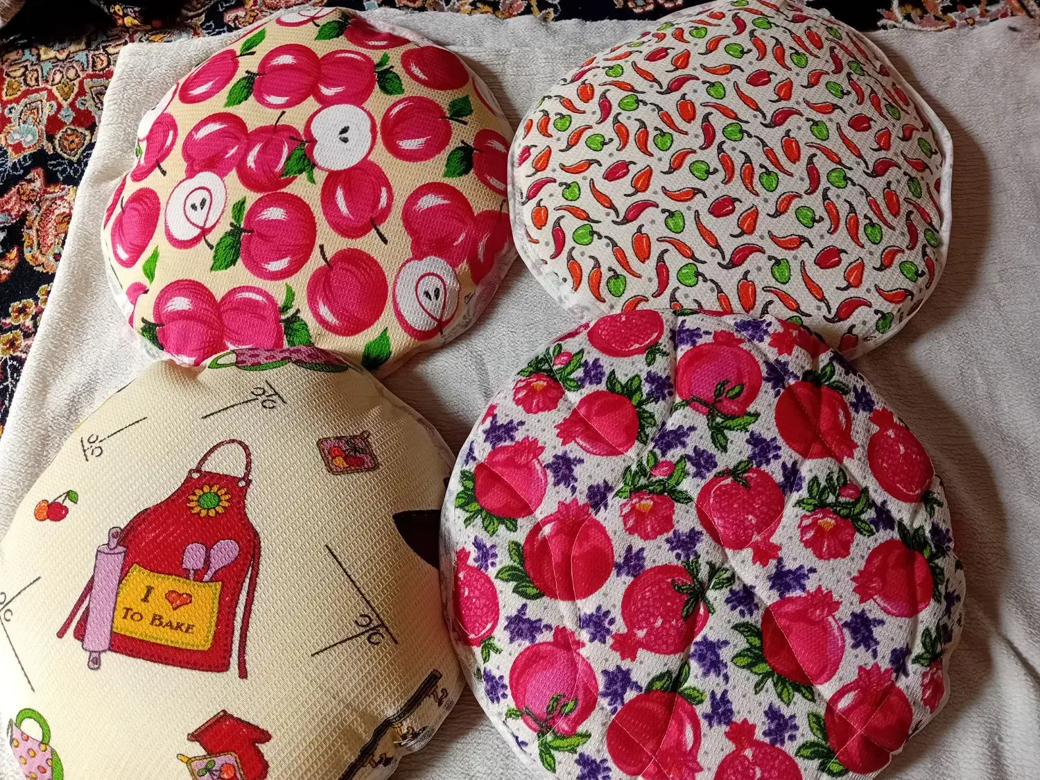 سفارش دوخت دم کن و نمگیر و دستگیره|سفره، حوله، دستمال آشپزخانه|فولادشهر, B7|دیوار