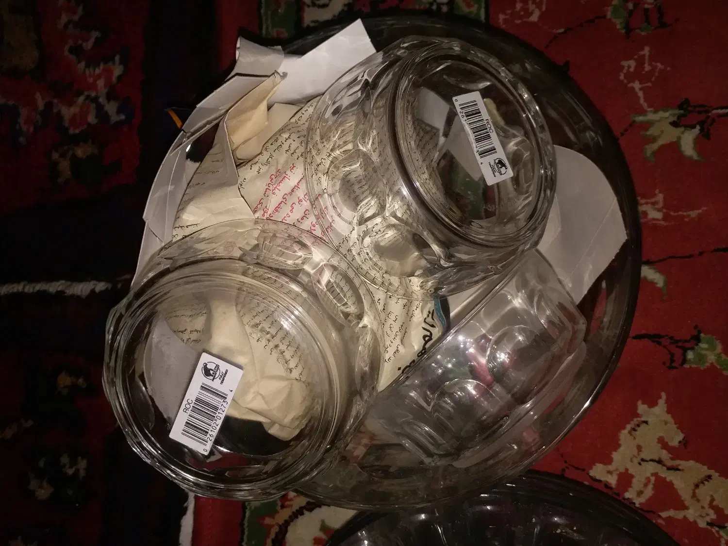 ظرف شیشه ای مناسب باغ وخانه|ظروف سرو و پذیرایی|تبریز, |دیوار