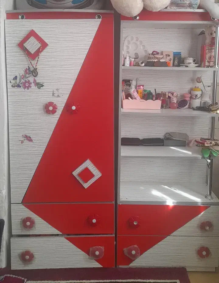 کمد وتخت نوجوان|تخت و سرویس خواب|رفسنجان, |دیوار