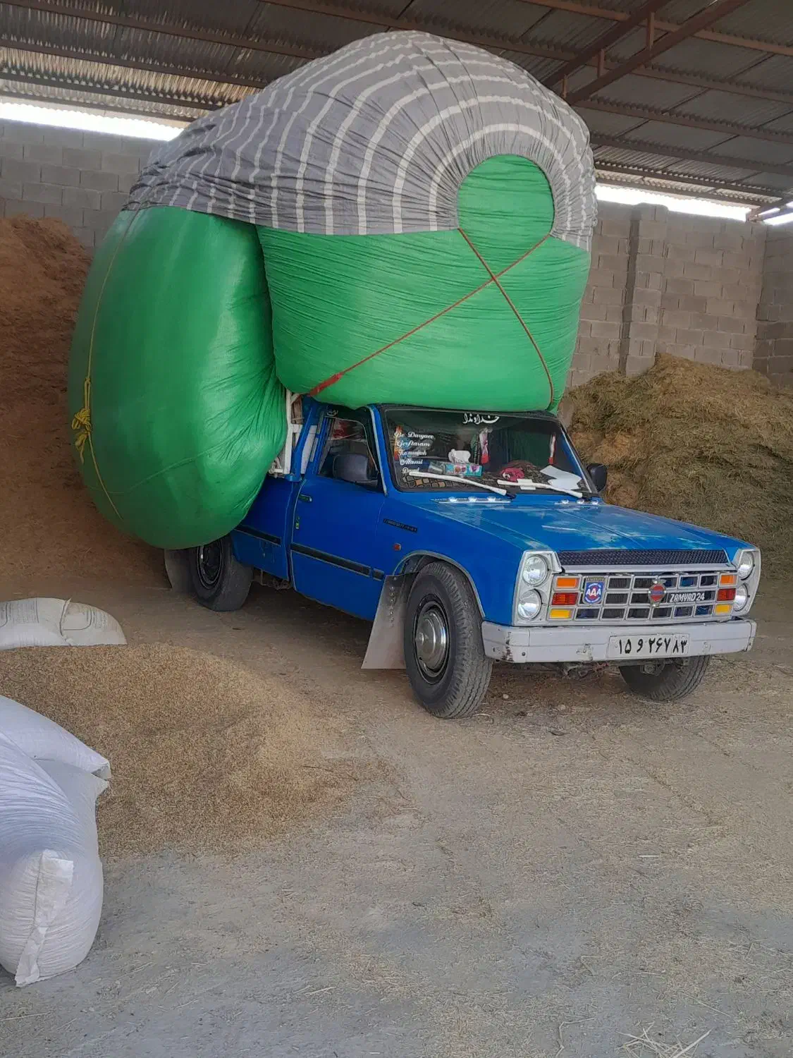 کاه|حیوانات مزرعه|شیراز, داریون|دیوار