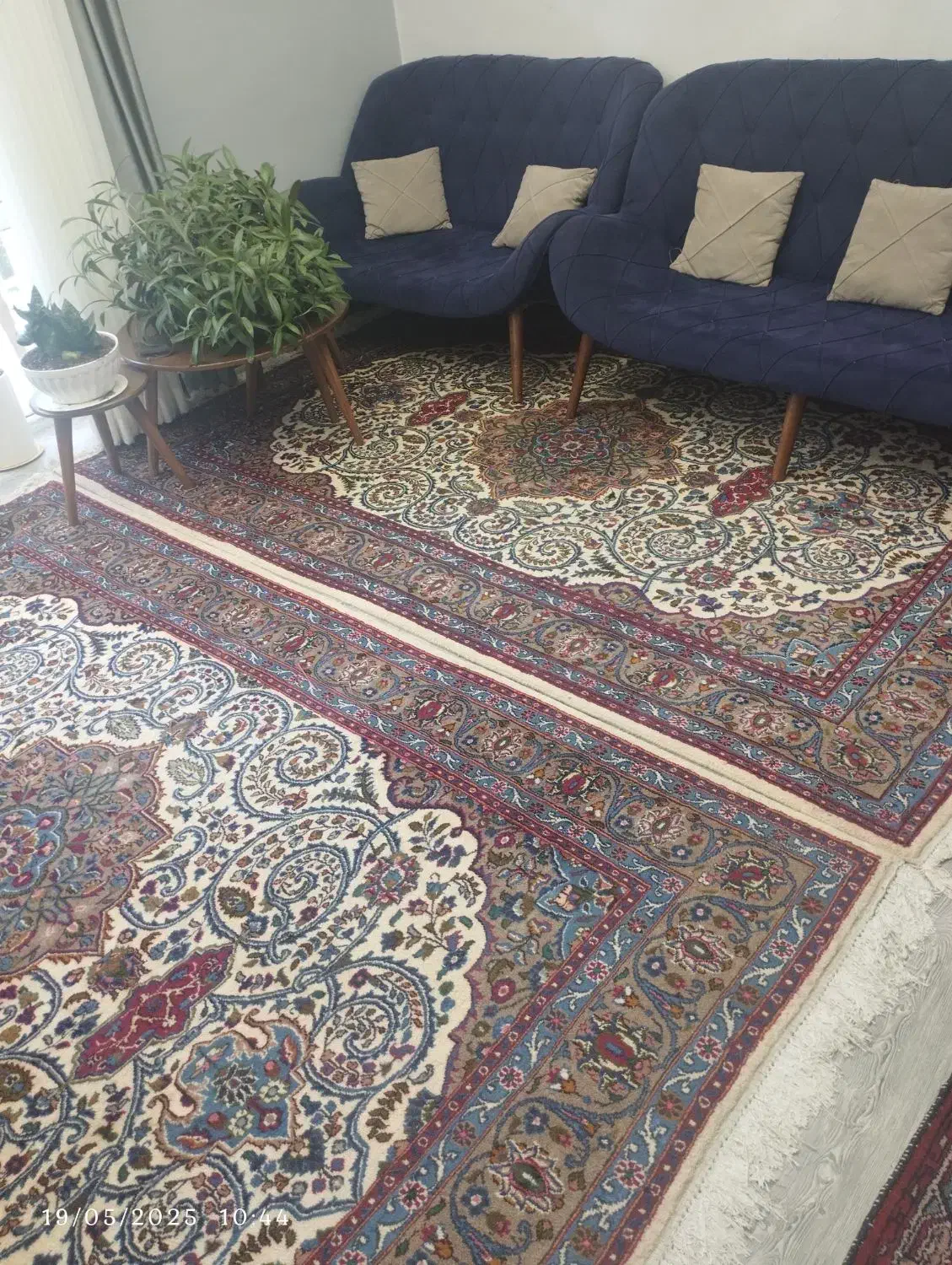 فرش دستبافت یک جفت ۶متری اراک|فرش|همدان, |دیوار