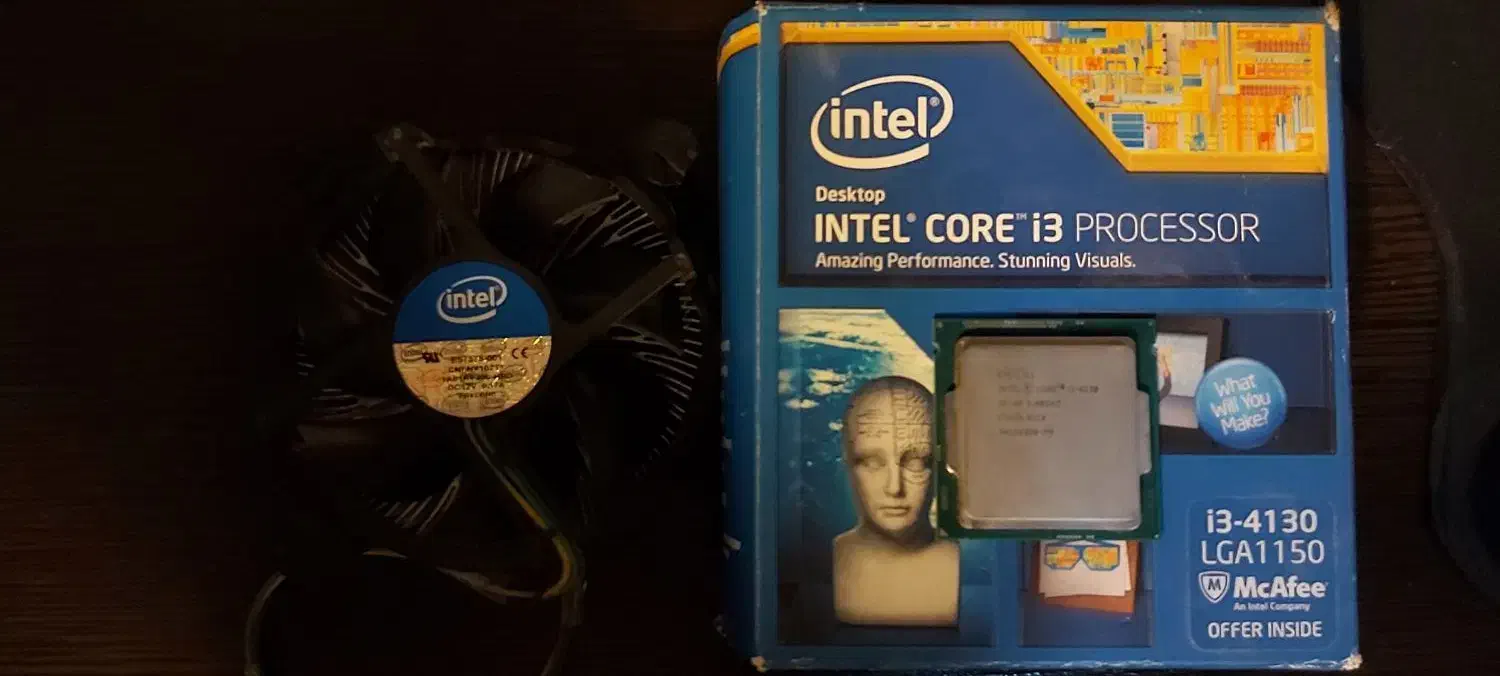 سی پی یو اینتل Core i3-4130 به همراه فن فابریک|قطعات و لوازم جانبی رایانه|اردبیل, |دیوار